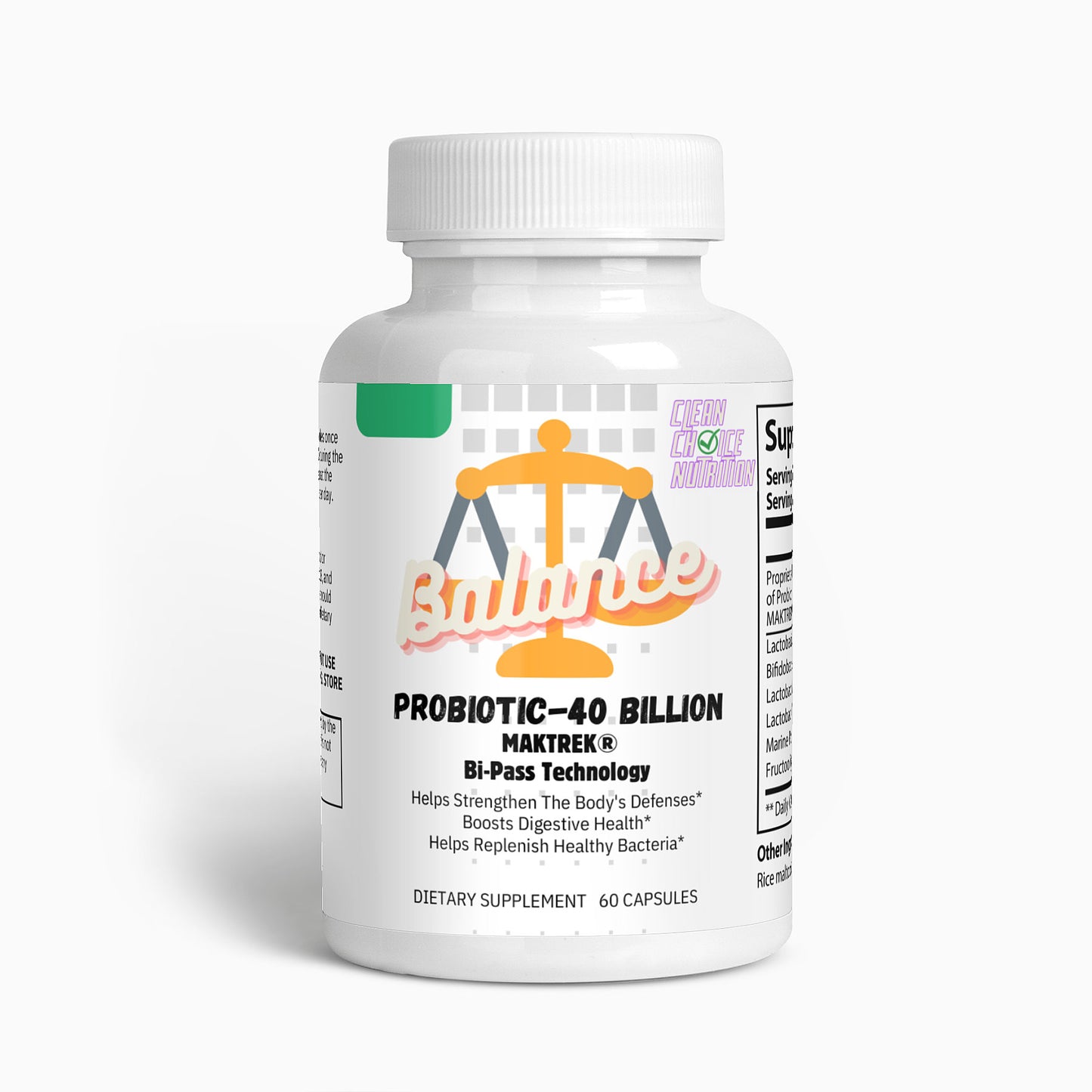 Balance - Probiotic 40 Billion w/Prebiotics