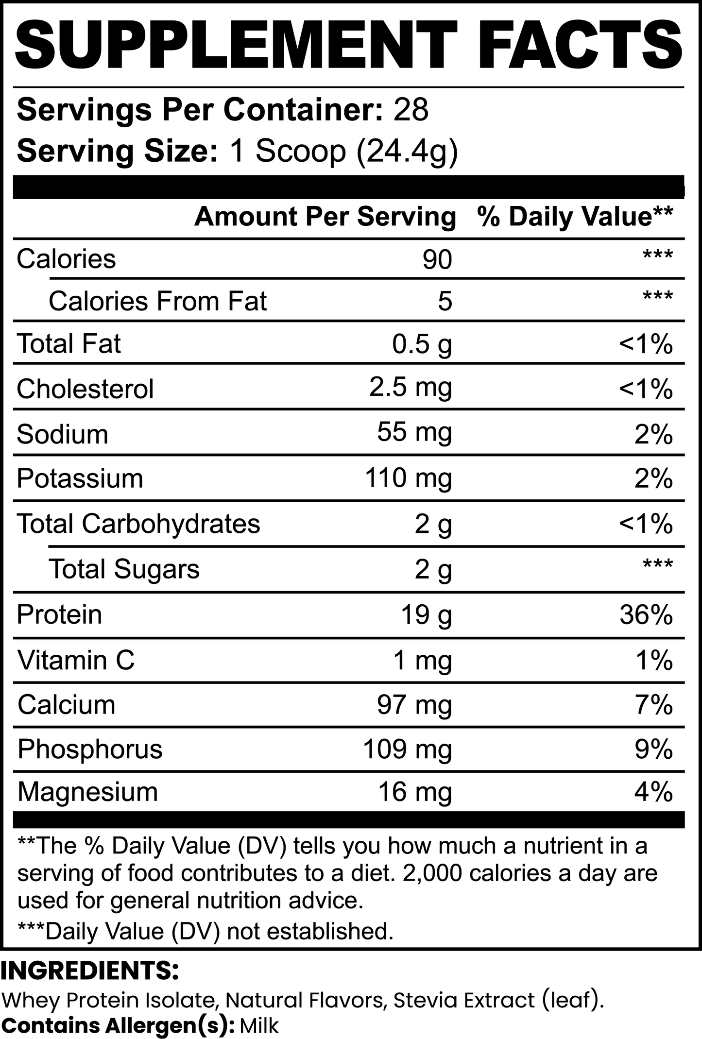 Repair - Whey Protein Isolate (Vanilla Frosting)