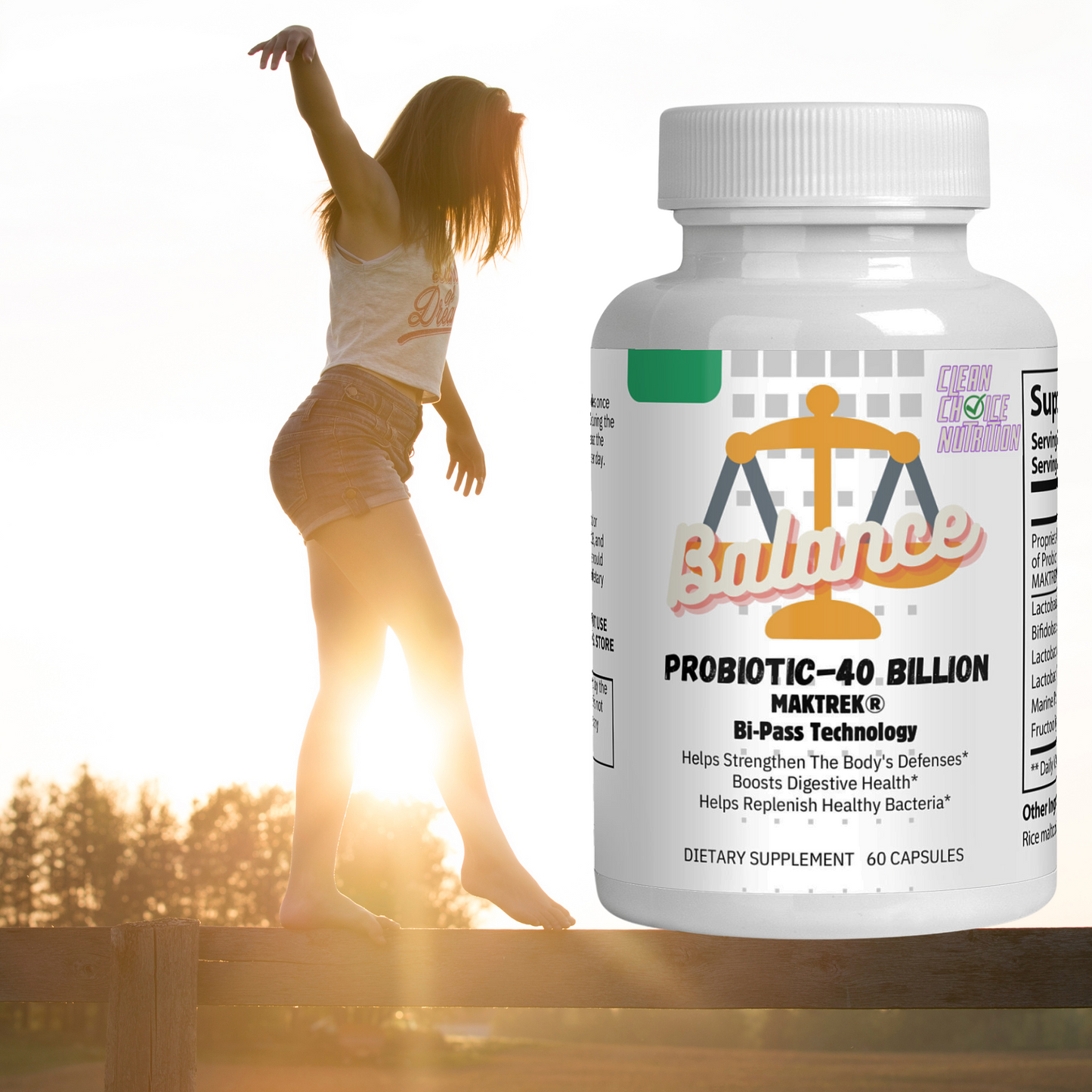 Balance - Probiotic 40 Billion w/Prebiotics