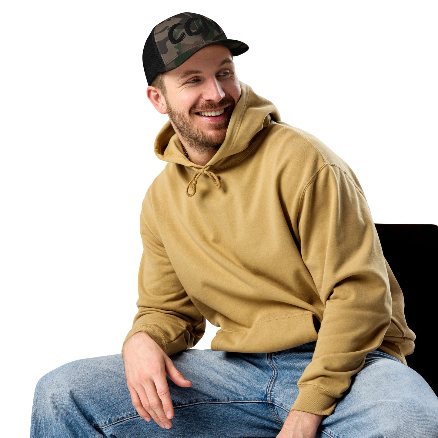 Unisex Camouflage Trucker
