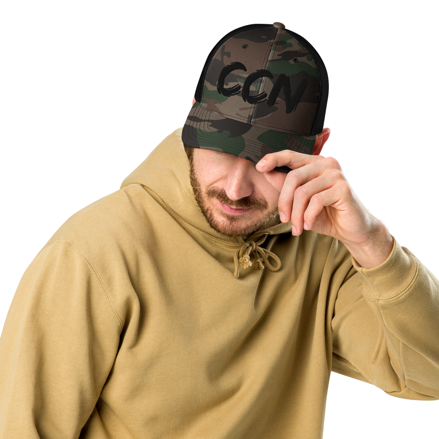 Unisex Camouflage Trucker
