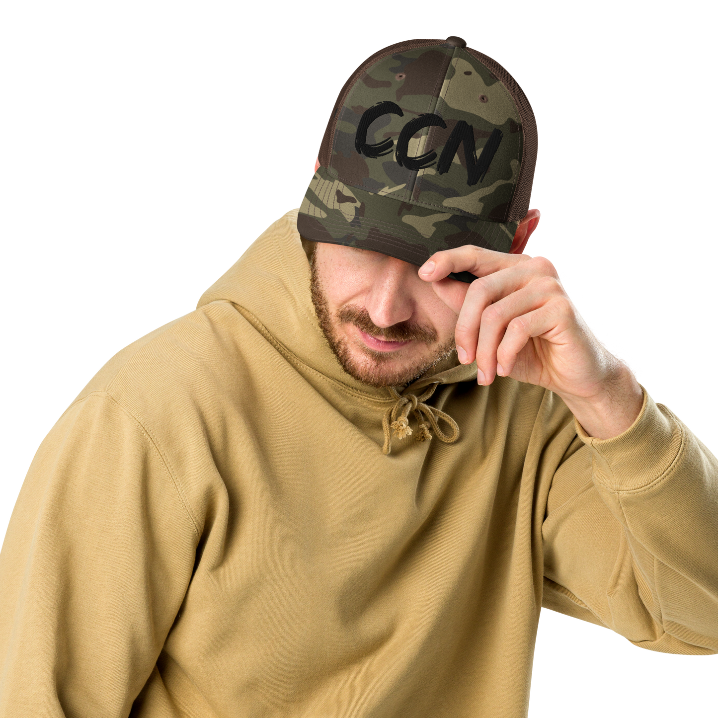 Unisex Camouflage Trucker