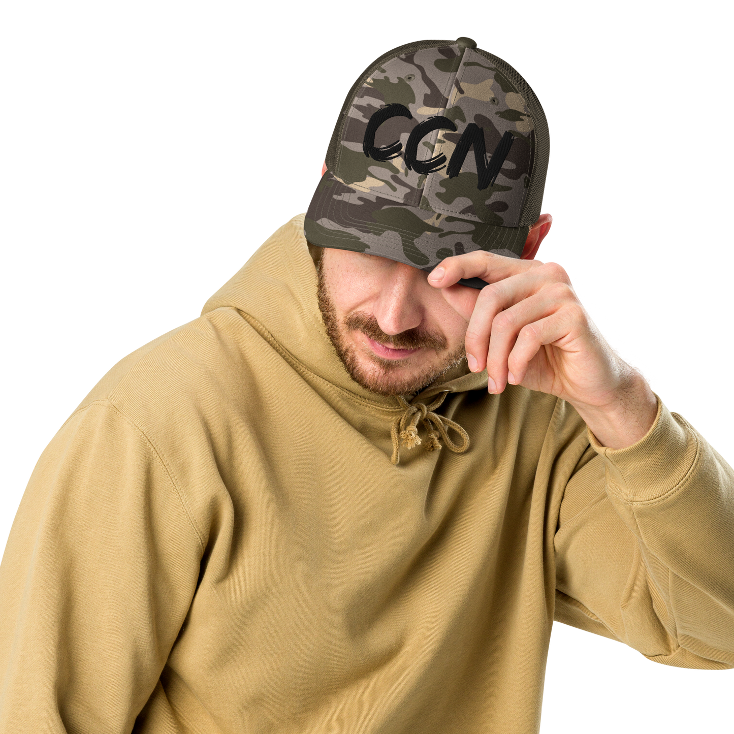 Unisex Camouflage Trucker