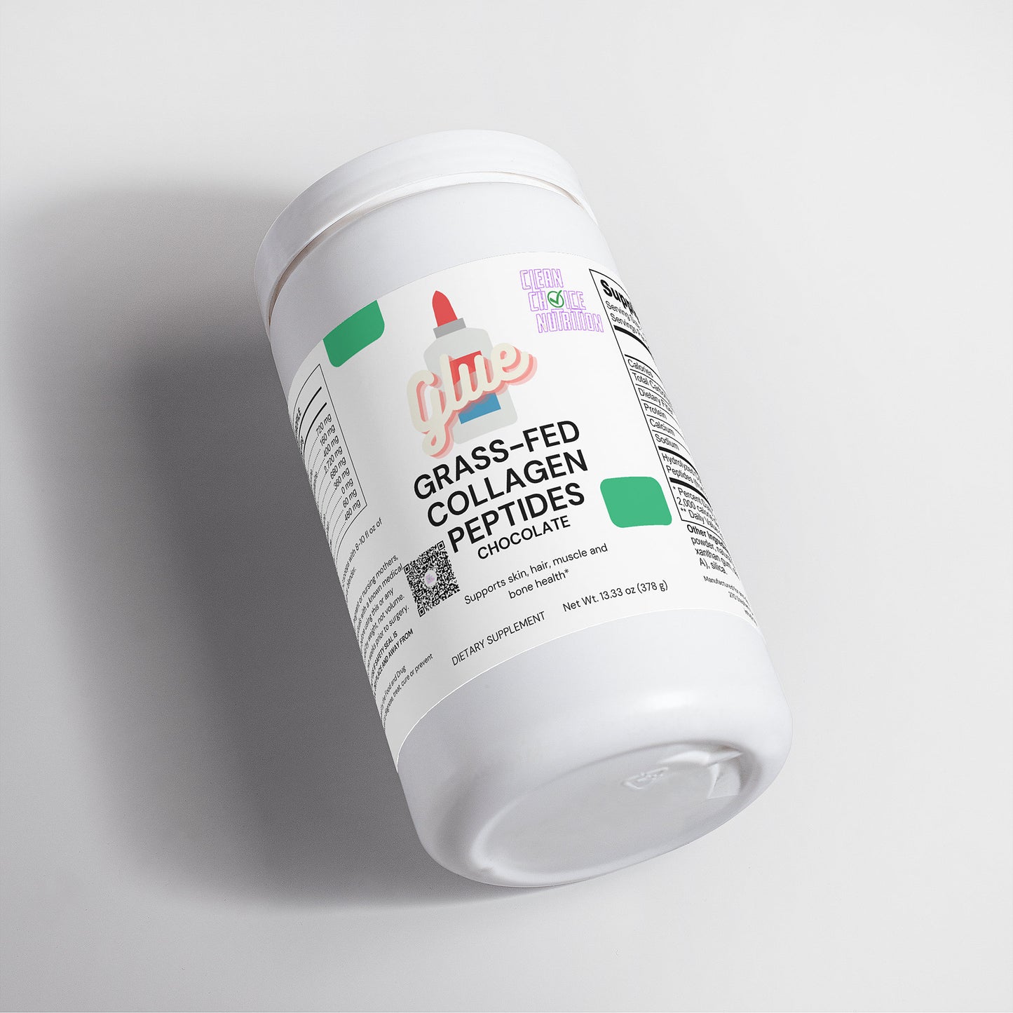 Glue - Grass-Fed Collagen Peptides (Chocolate)