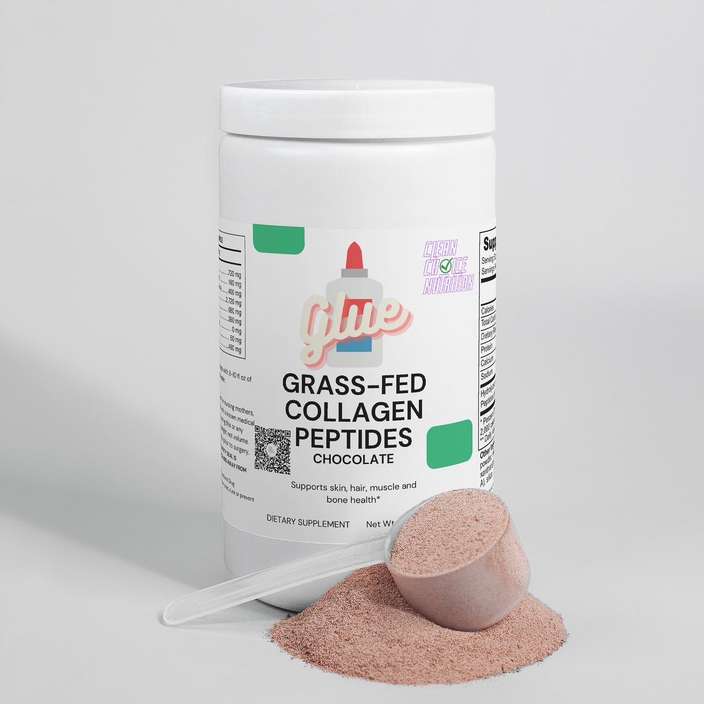 Glue - Grass-Fed Collagen Peptides (Chocolate)
