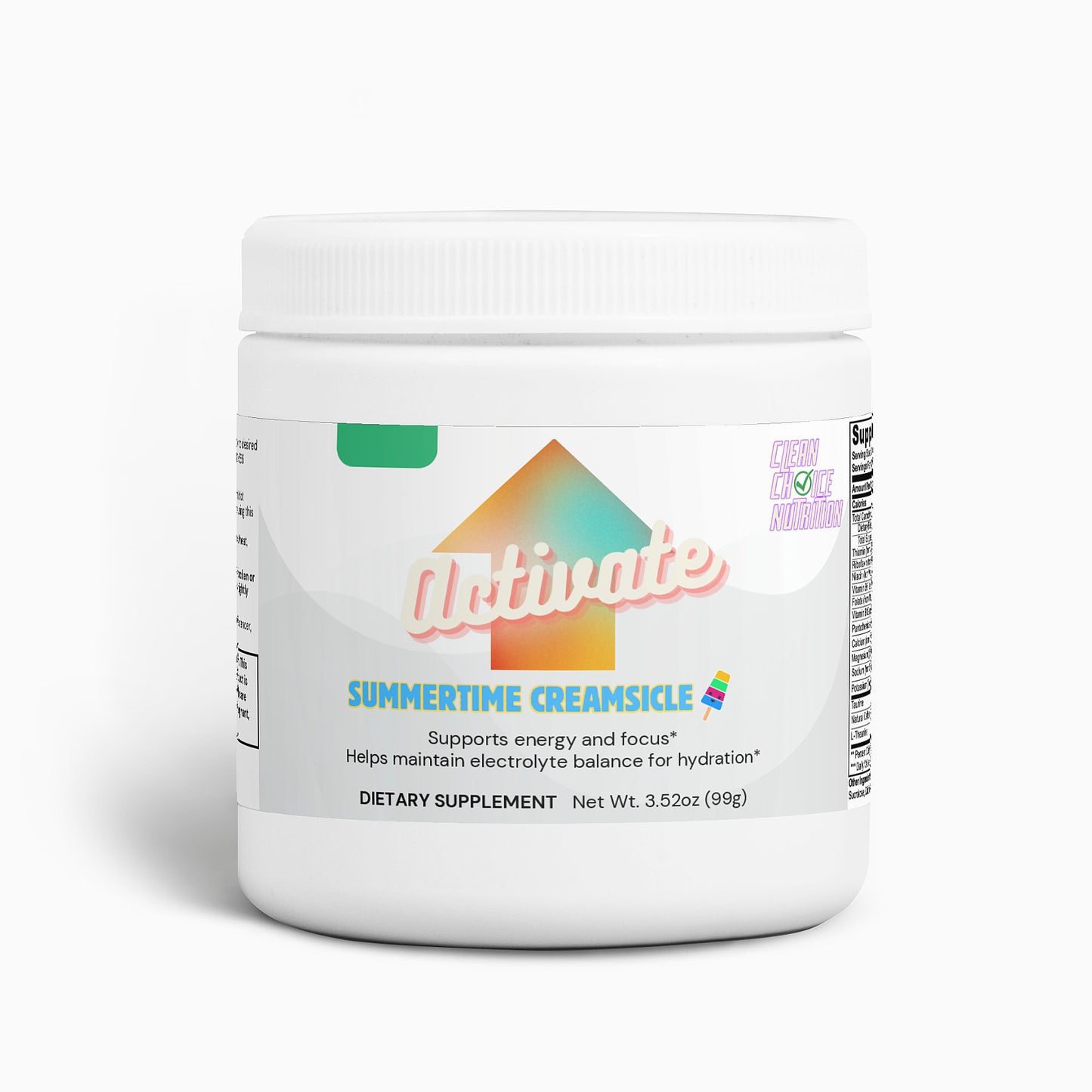 Activate - Energy Powder (Summertime Creamsicle)