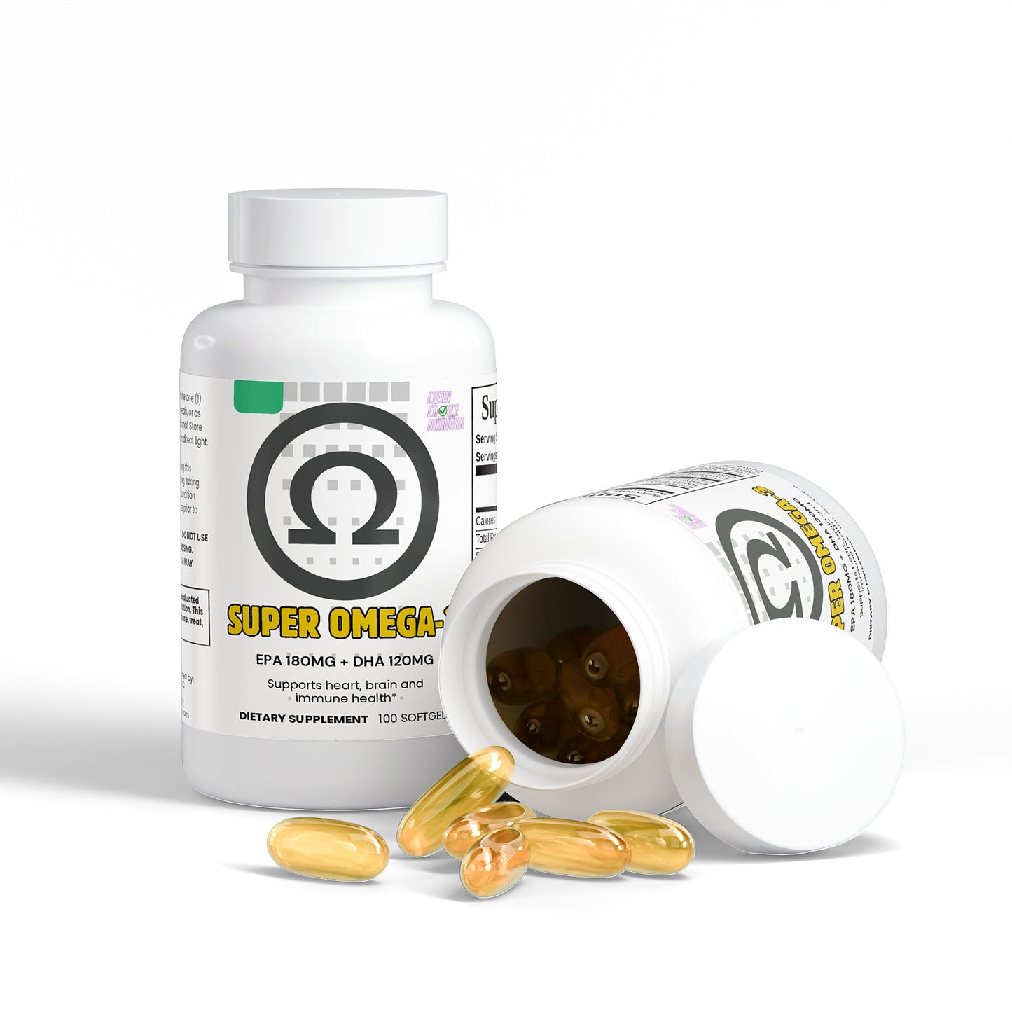 Super Omega-3 (EPA 180mg + DHA 120mg)