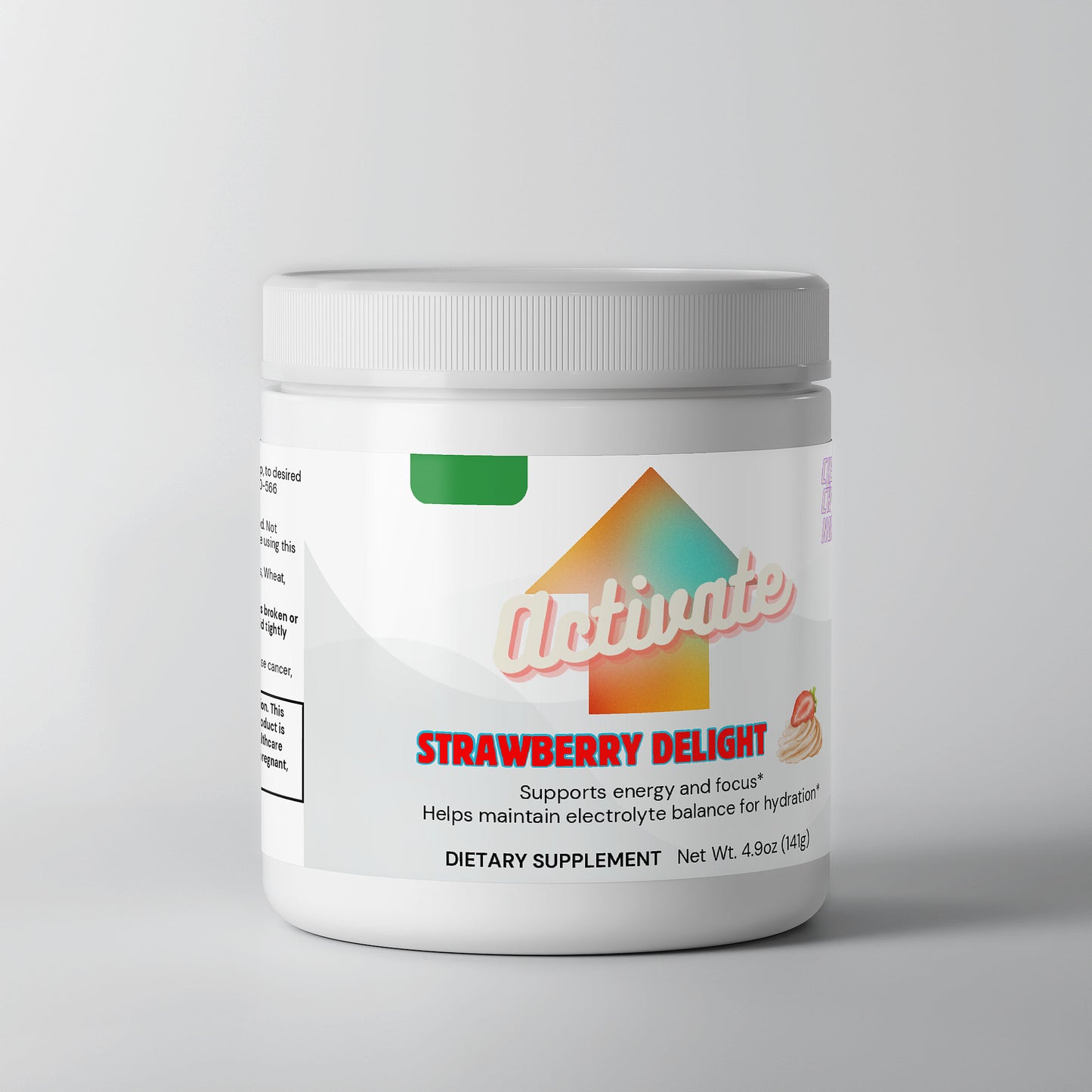 Activate - Energy Powder (Strawberry Delight)