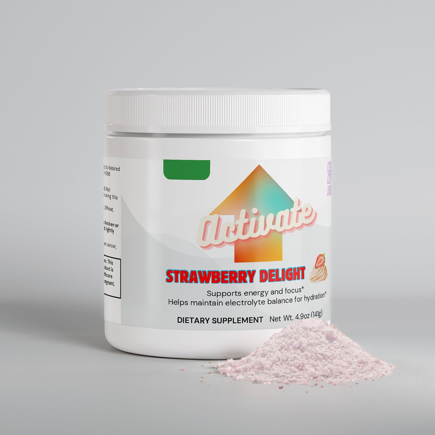 Activate - Energy Powder (Strawberry Delight)