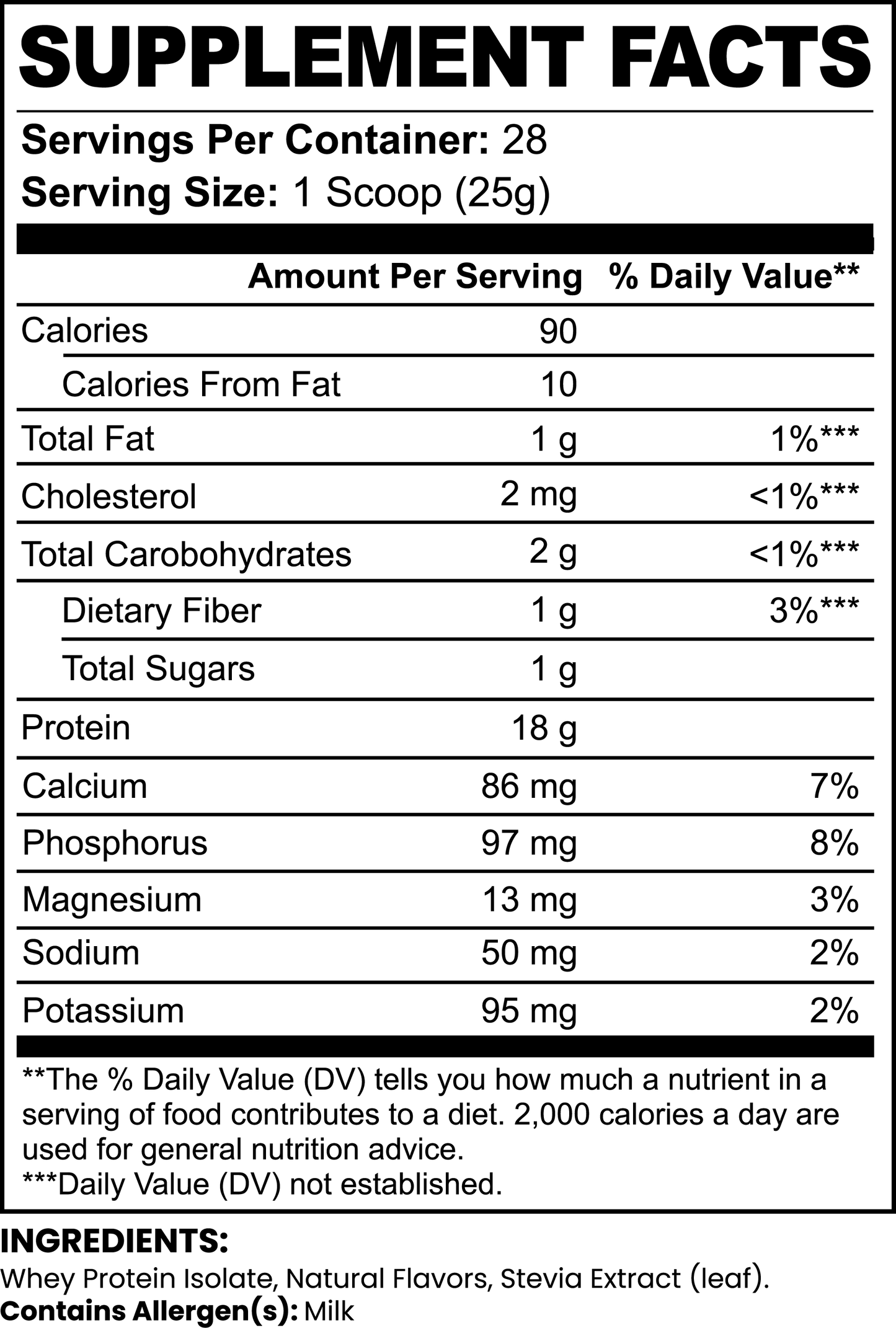 Repair - Whey Protein Isolate (Chocolate Cake)