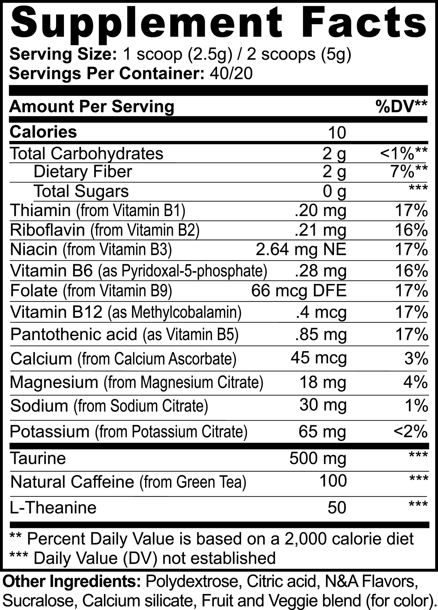 Activate - Energy Powder (Strawberry Delight)