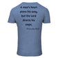 NAVY TRIBLEND - BACK